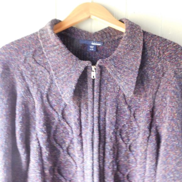 🔮 Purple Forest Girl Cardi Sweater - Picture 5 of 7